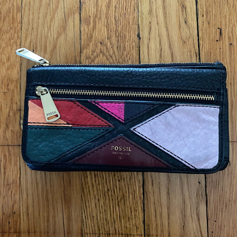 Vintage Fossil leather wallet